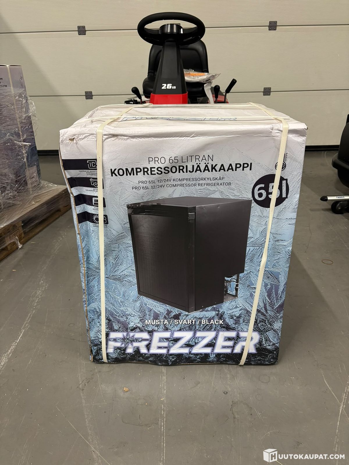 Kuljetusvaurio! Kompressorikäyttöinen 12/24 V 65 litran jääkaappipakastin LG:n kompressorilla sopii hyvin käytettäväksi sekä kotona että matkoilla., Lempäälä的来源图片