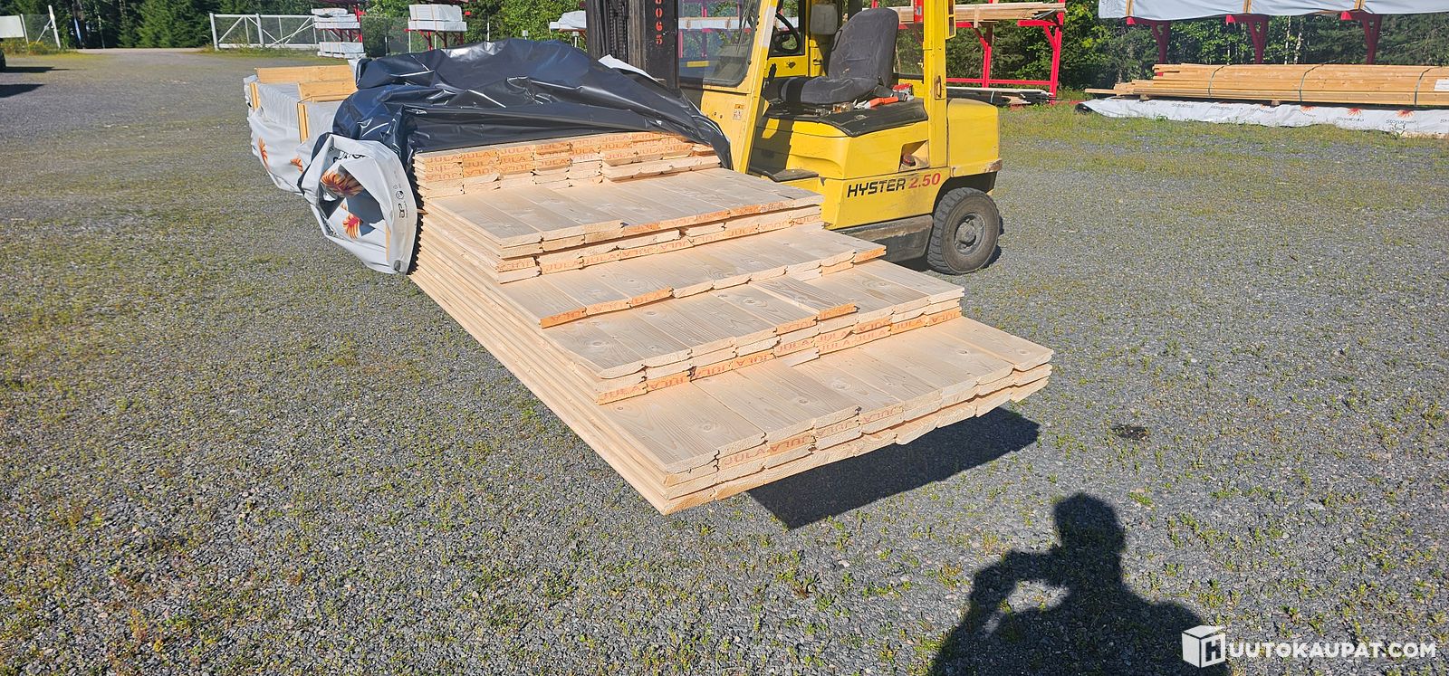 63m2 575jm Raakaponttilauta 24x121 RPL puuvalmis