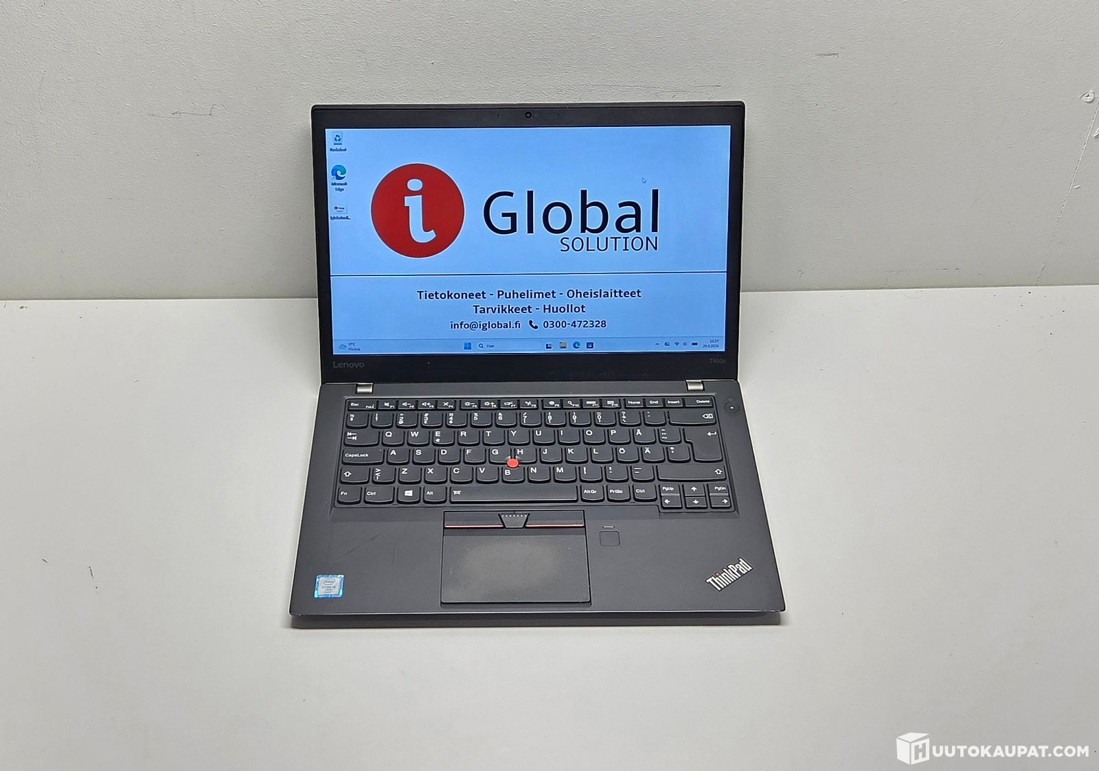 Lenovo Thinkpad T460s yrityskannettava Kahdella akulla - i5-6300U, 8GB DDR4, 256GB SSD - 14" FHD - Win 11 pro / ALV 25,5%, Pietarsaari的来源图片