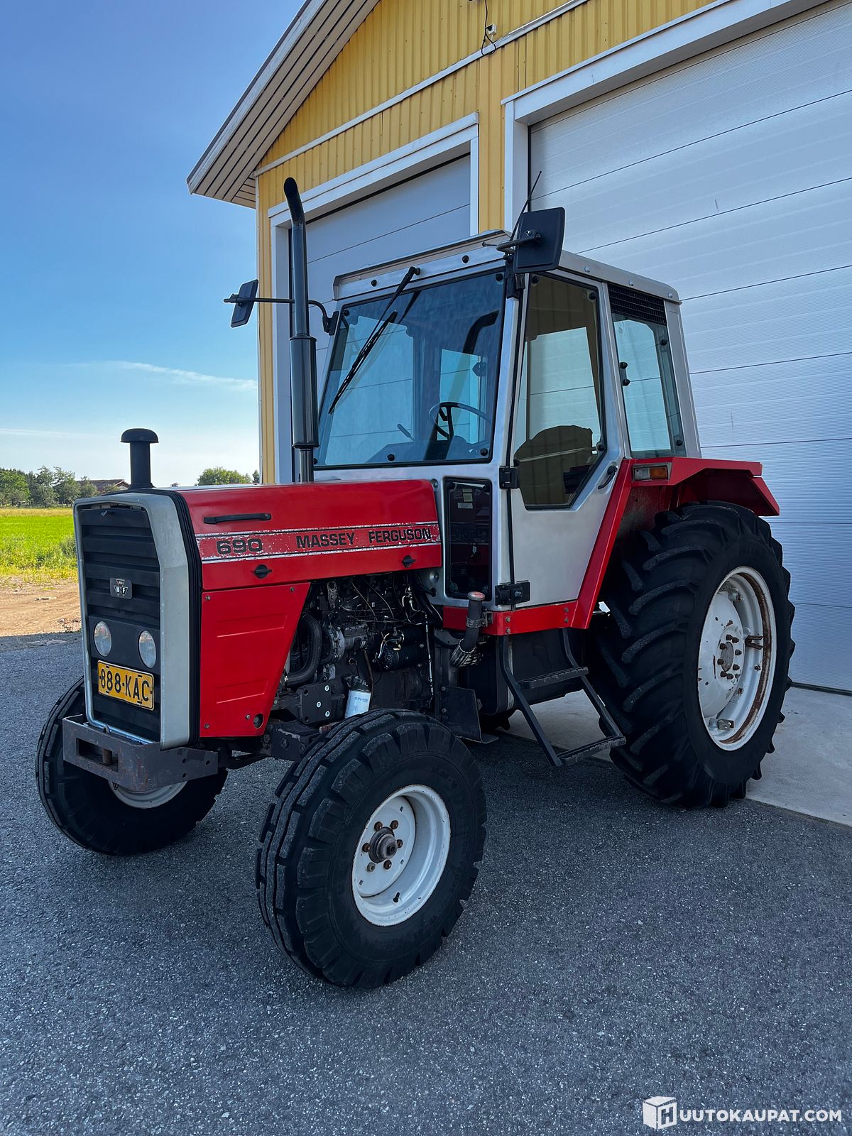 Mf 690 Kuolinpesän Massey Ferguson 690, 1987 1. omistaja, Koski Tl ...