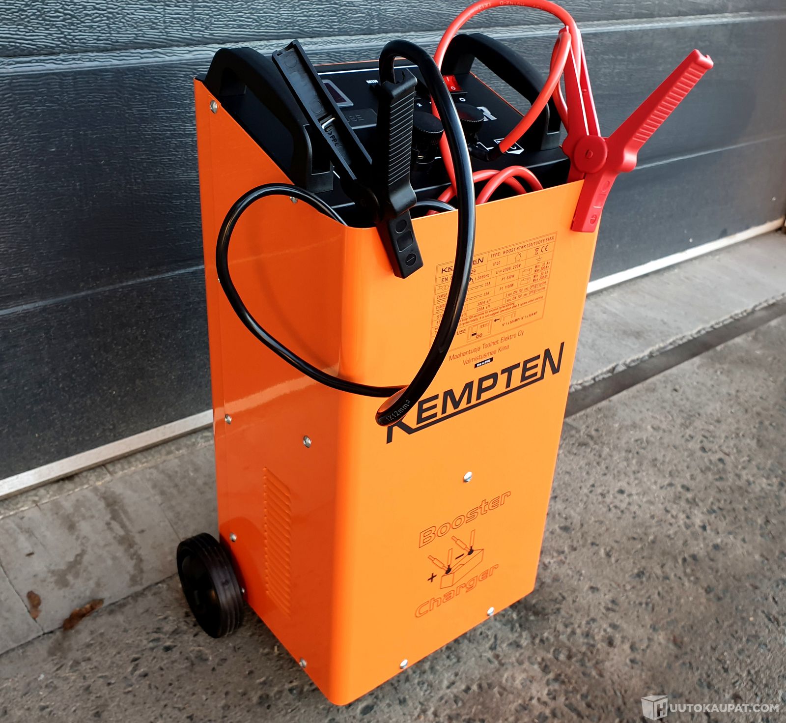 Kempten Apuk ynnistin Pikalaturi 300A 12 24 V 30 450 Ah Akuille 