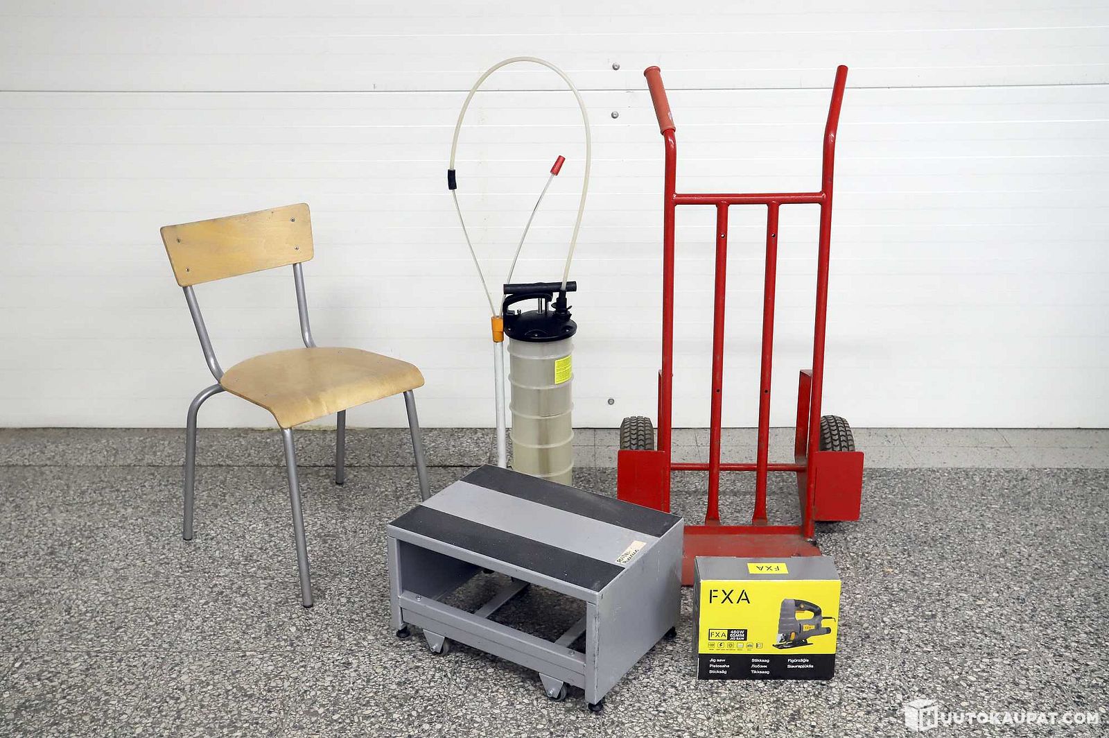 Oil suction pump, hand truck, jigsaw, elevating platform, chair ...