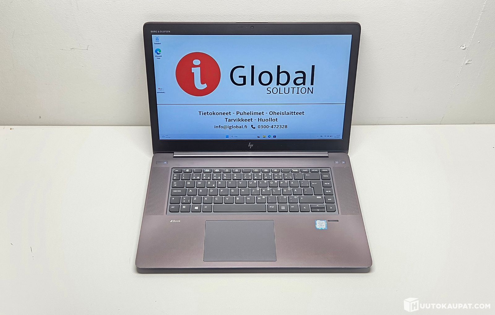 HP ZBOOK STUDIO G4 yrityskannettava - i7-7700HQ, 16GB DDR4, 256GB NVMe, - 15.6" FHD - Quadro M1200- Win 11 pro, Pietarsaari的来源图片
