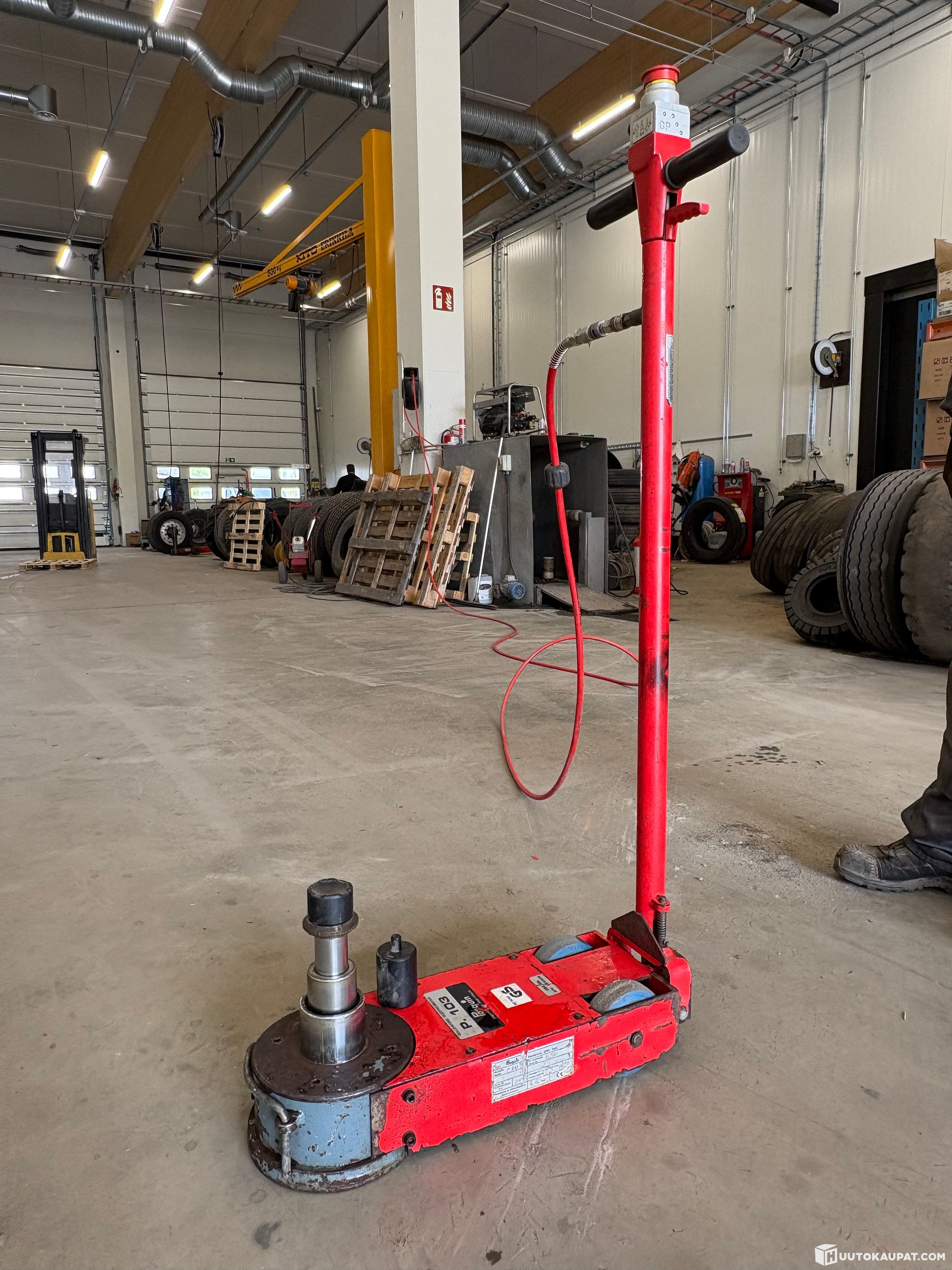 Raskaankaluston Paineilmahydraulinen Tunkki Pasquin P 103 Sein joki 
