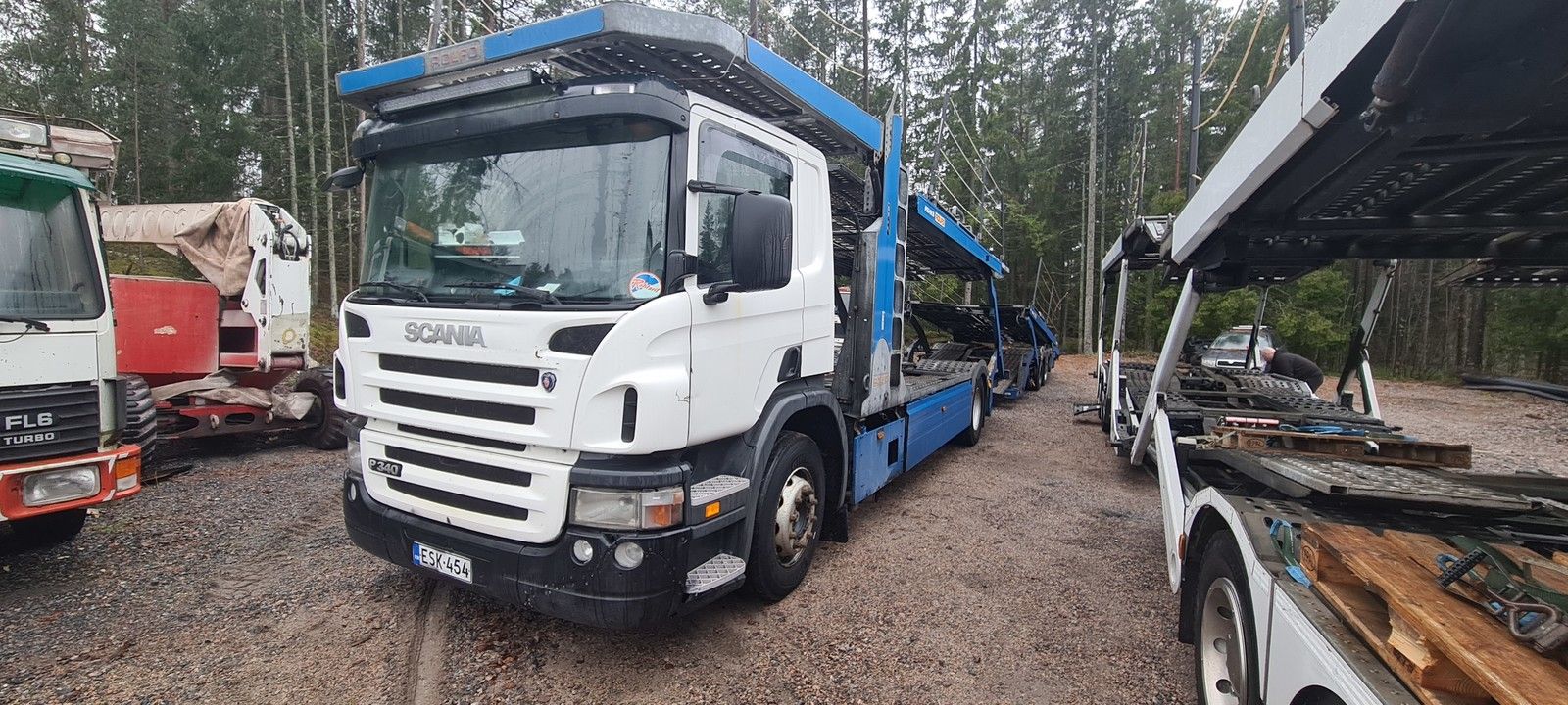Scania P340 8-9 auton rekka, 2008, Rusko | Huutokaupat.com