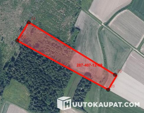 Ulosmitattu pelto-/metsäkiinteistö Kristiinankaupungissa / En utmätt åker-/skogsfastighet i Kristinestad, Kristiinankaupunki的来源图片