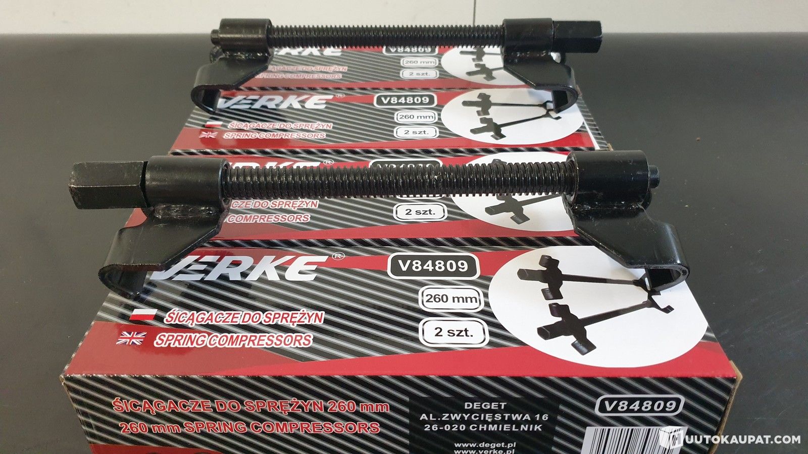 Jousenkiristin Jousipuristin 6 Paria 260 Mm 4 Leukaa Viimeinen jousenkiristin-jousipuristin-6-paria-260-mm-4-leukaa-viimeinen