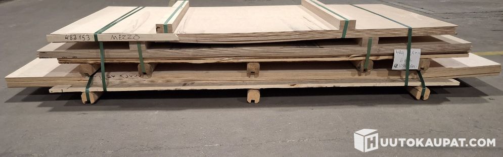 POISTOERÄ! Koivuvaneri liimavika, 4-6,5mm x1250X2500/1250X3000 JA Koivuvaneri liimavika, 9mm x1200X2300 yht. 73,8 m2, Heinola的来源图片
