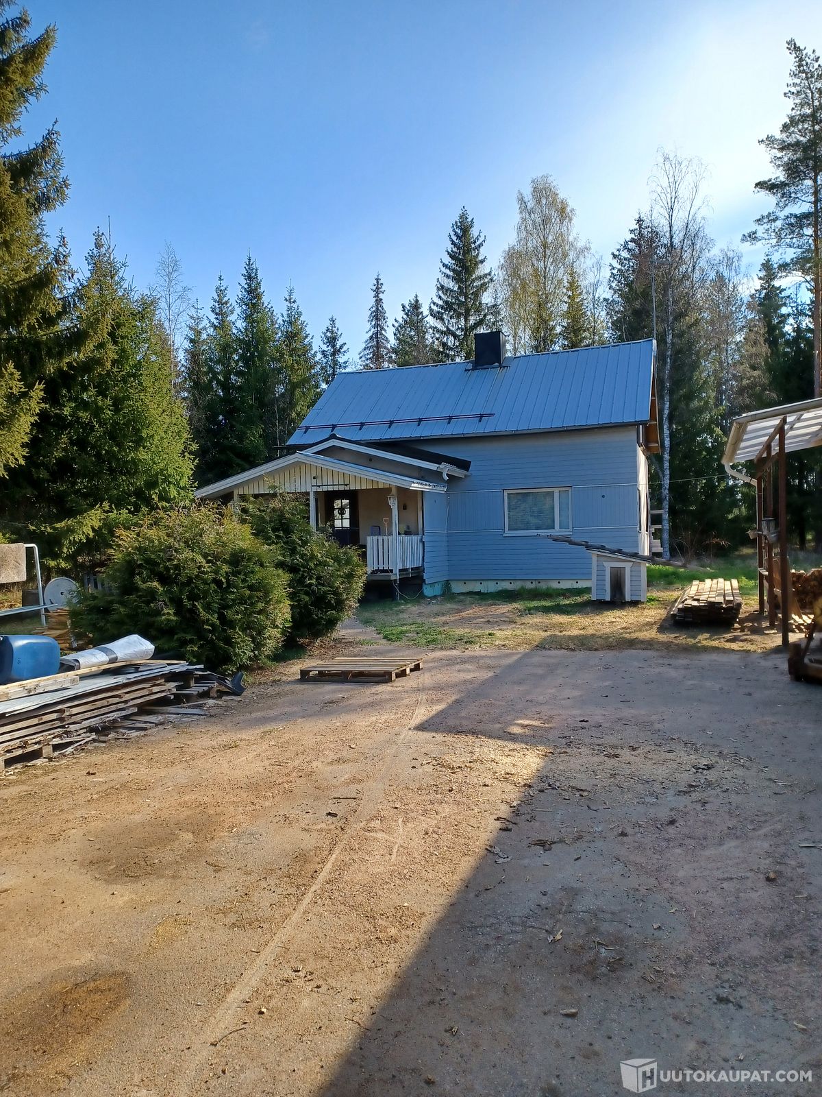 Ulosmitattu kiinteistö rakennuksineen Rautjärvellä / Utmätt fastighet med  byggnader i Rautjärvi, Rautjärvi 