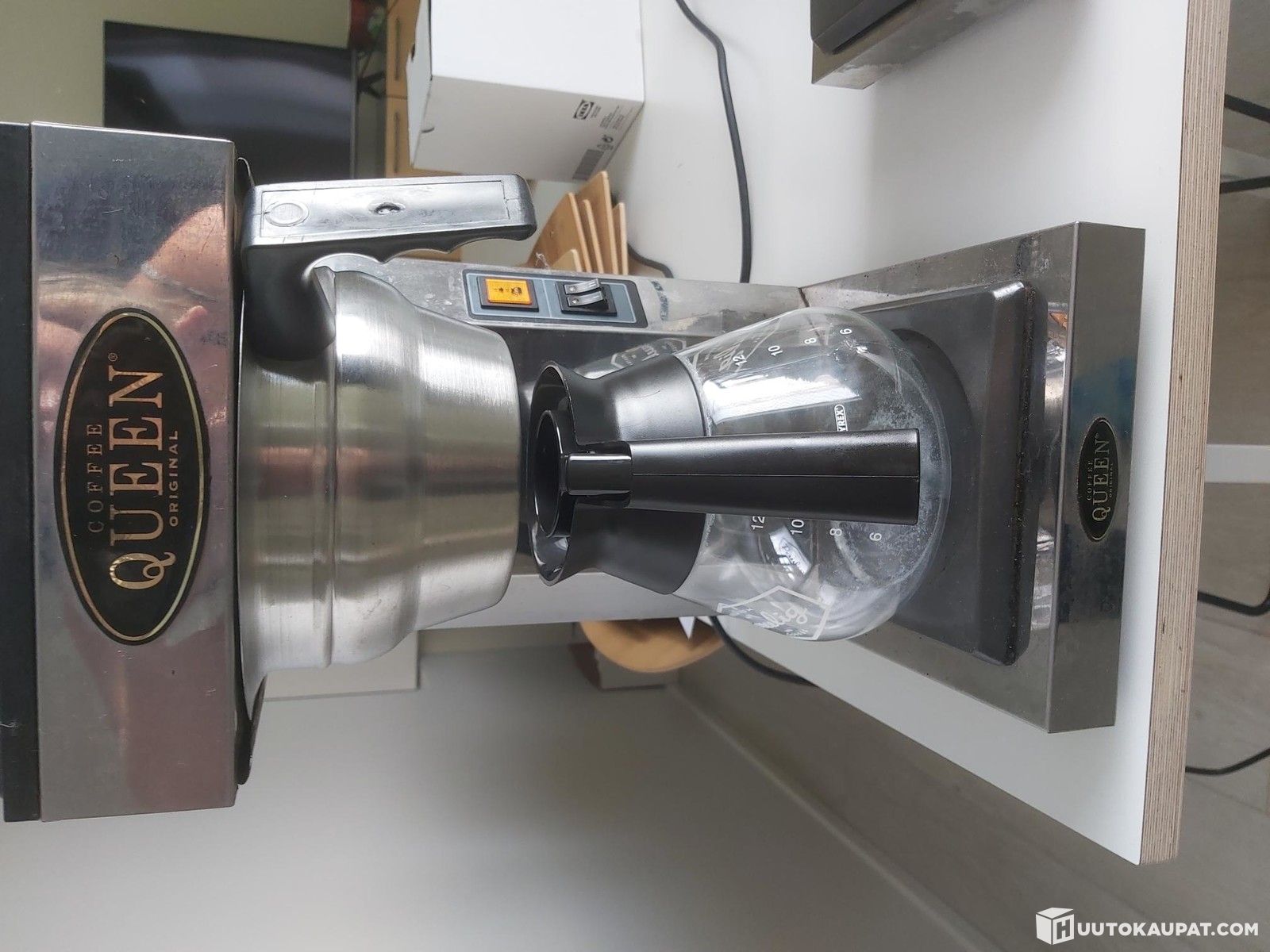 Kahvinkeitin Coffee Queen CQ M2 ja lämpölevy Coffee Queen CQ V2