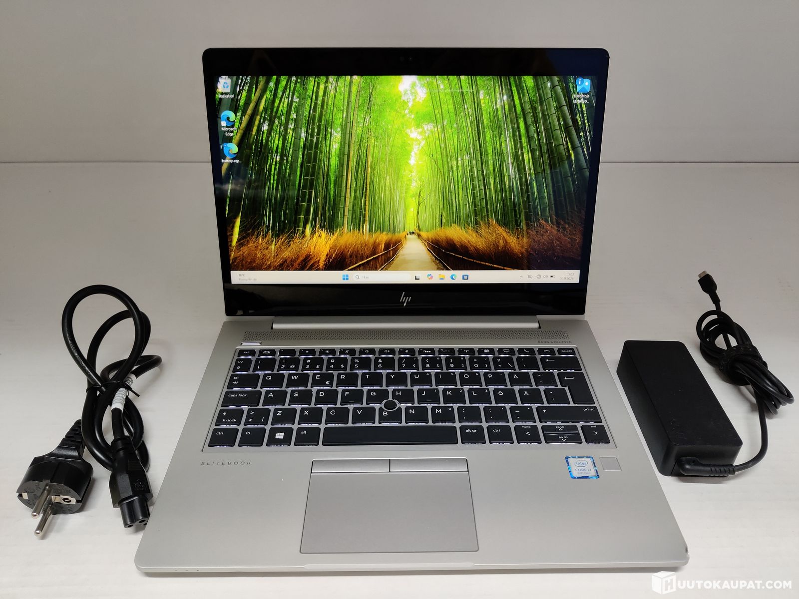 HP Elitebook 830 G5 Kannettava 13,3" / i7-8550U /8 GB DDR4 / 256 NVMe / Kosketusnäyttö / Windows 11 Home, Riihimäki的来源图片