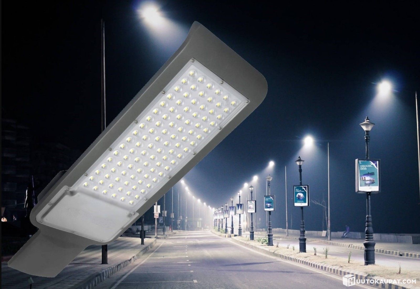 2 kpl erä, Tehokas LED-katuvalo/pihavalo 50 W, 5000K, IP65, Kuopio的来源图片