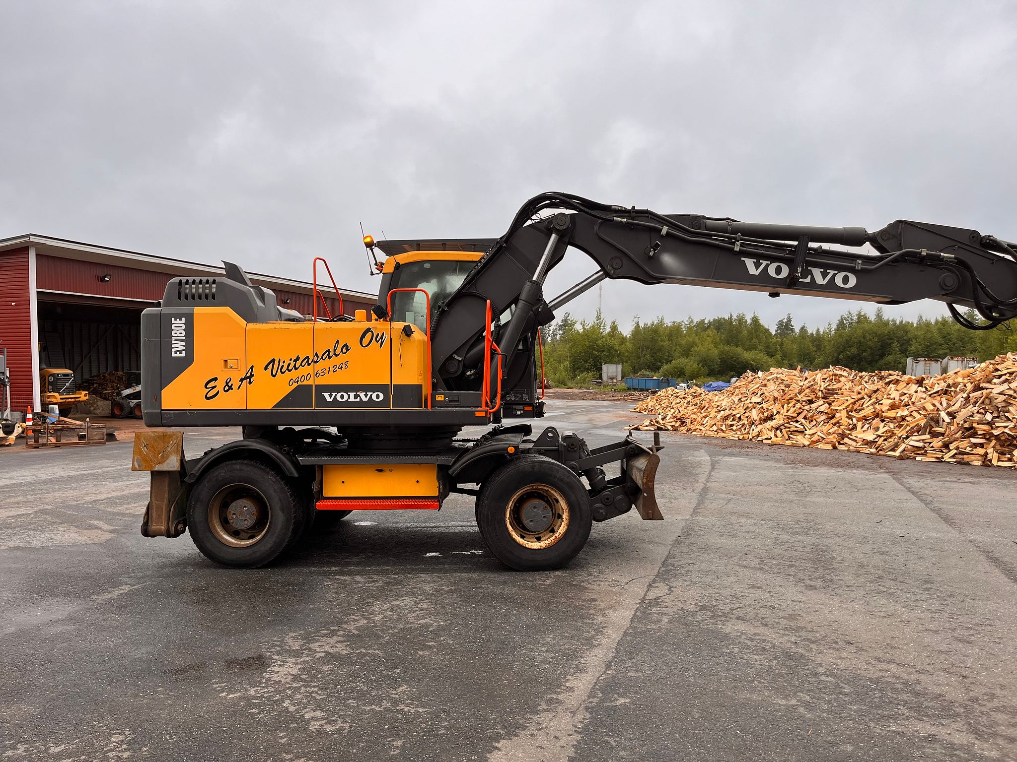 Volvo EW180E, Rototilt R8 / Arden-lajittelukoura, Parkano | Huutokaupat.com