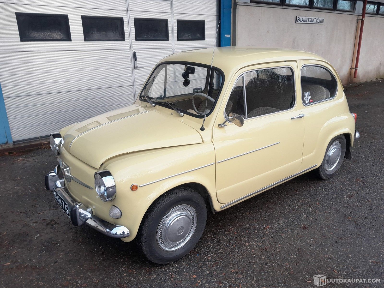 DealOk  Telo copriauto per Fiat 600 e 600 D dal 1955 al 1969