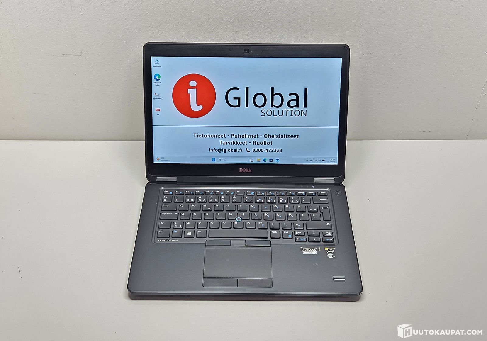 Dell Latitude E7450 yrityskannettava (4G) i5-5300U, 8/128, - 14" FHD Anti-Glare - Win 11 pro -Erinomainen, Pietarsaari的来源图片