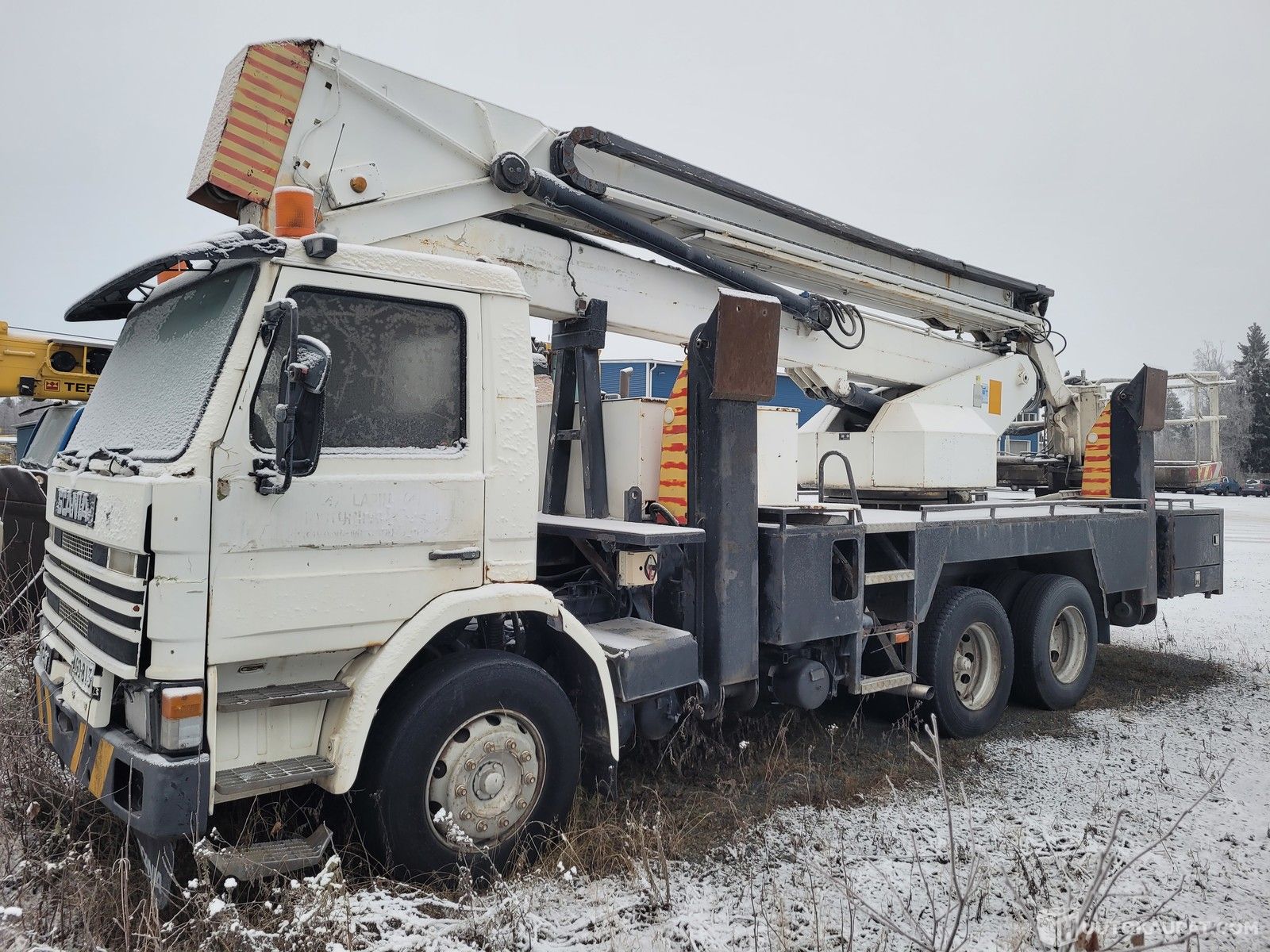 Scania 82H, 1988, Nostokoriauto, Satalift 27 Zoom, Keminmaa ...