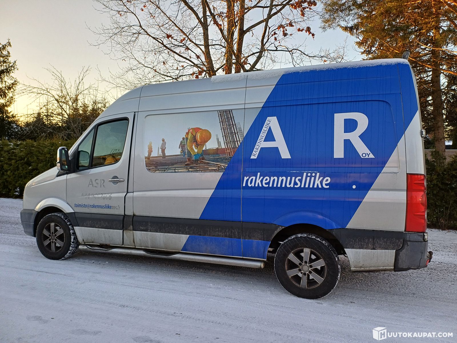 Paketbil Ulosmitattu pakettiauto Volkswagen Crafter, 2010 / Utmätt paketbil ...