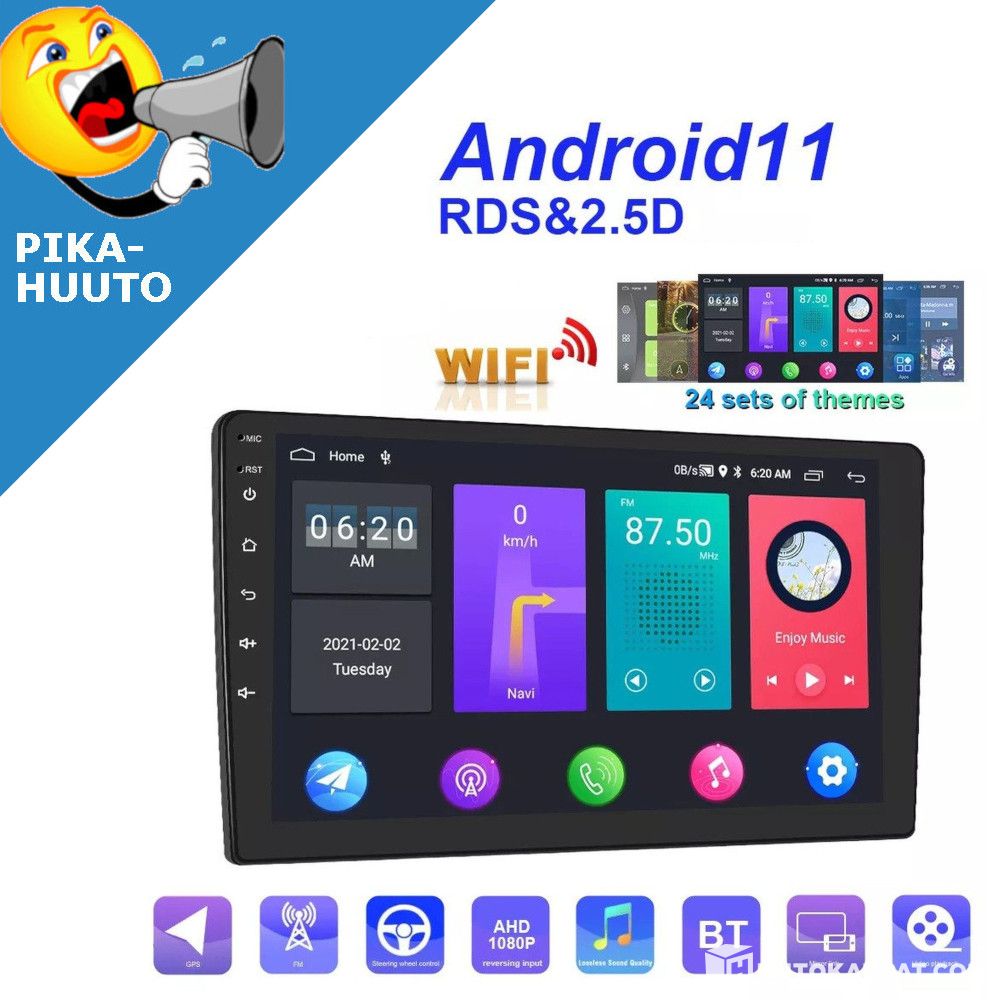 PIKAHUUTO SUPER ISOLLA 10 1 Android 11 2 32GB Autoradio H meenlinna pikahuuto-super-isolla-10-1-android-11-2-32gb-autoradio-h-meenlinna