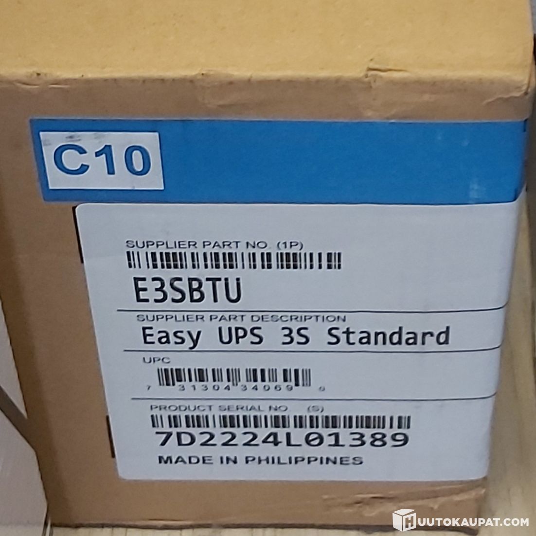 APC Easy UPS 3S Standard UPS laite E3SBTU Helsinki Huutokaupat APC Easy UPS 3S Standard UPS laite E3SBTU Helsinki Huutokaupat