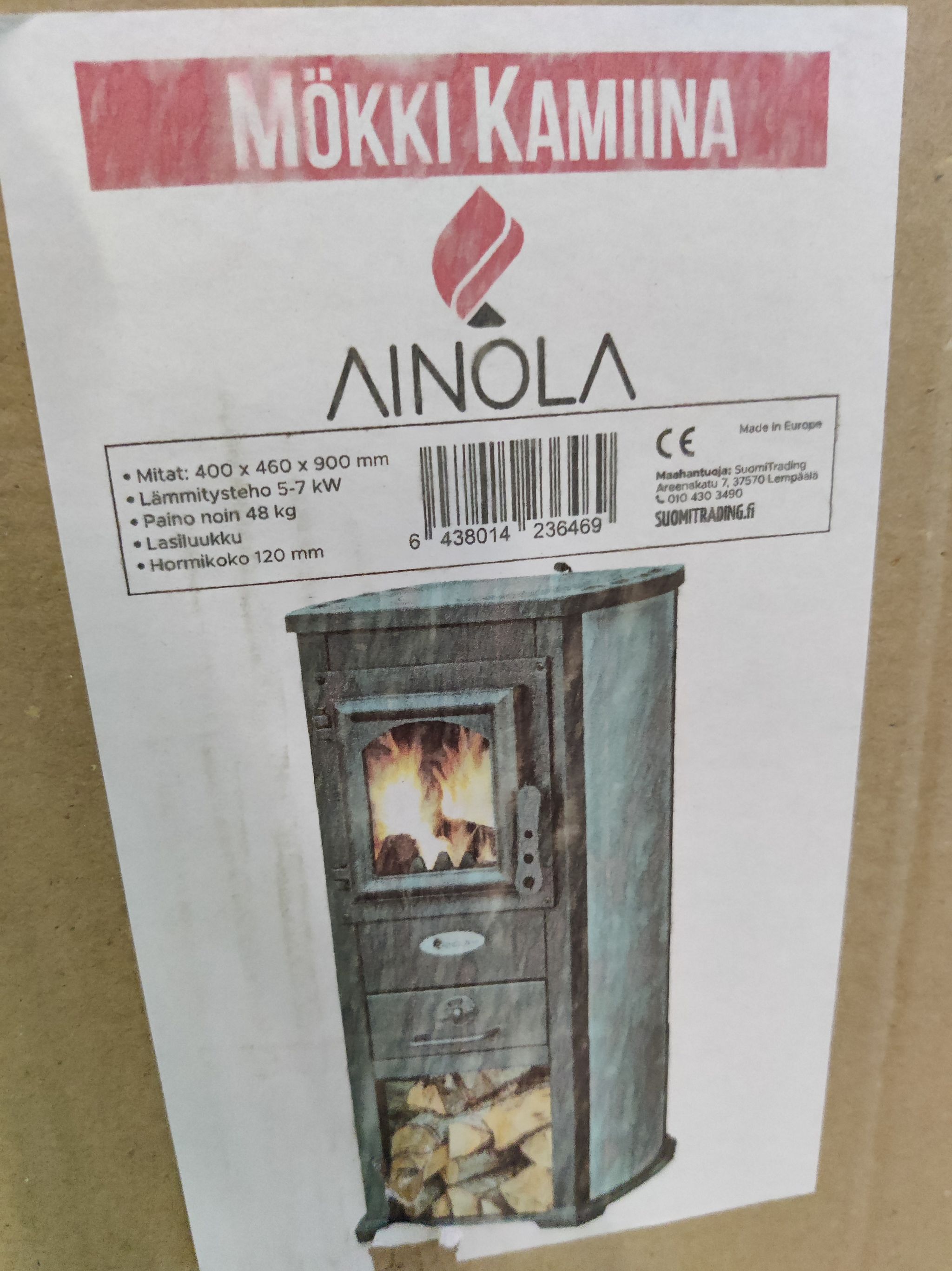 ainola-m-kki-kevyttakka-kuljetusvaurio-oulu-huutokaupat