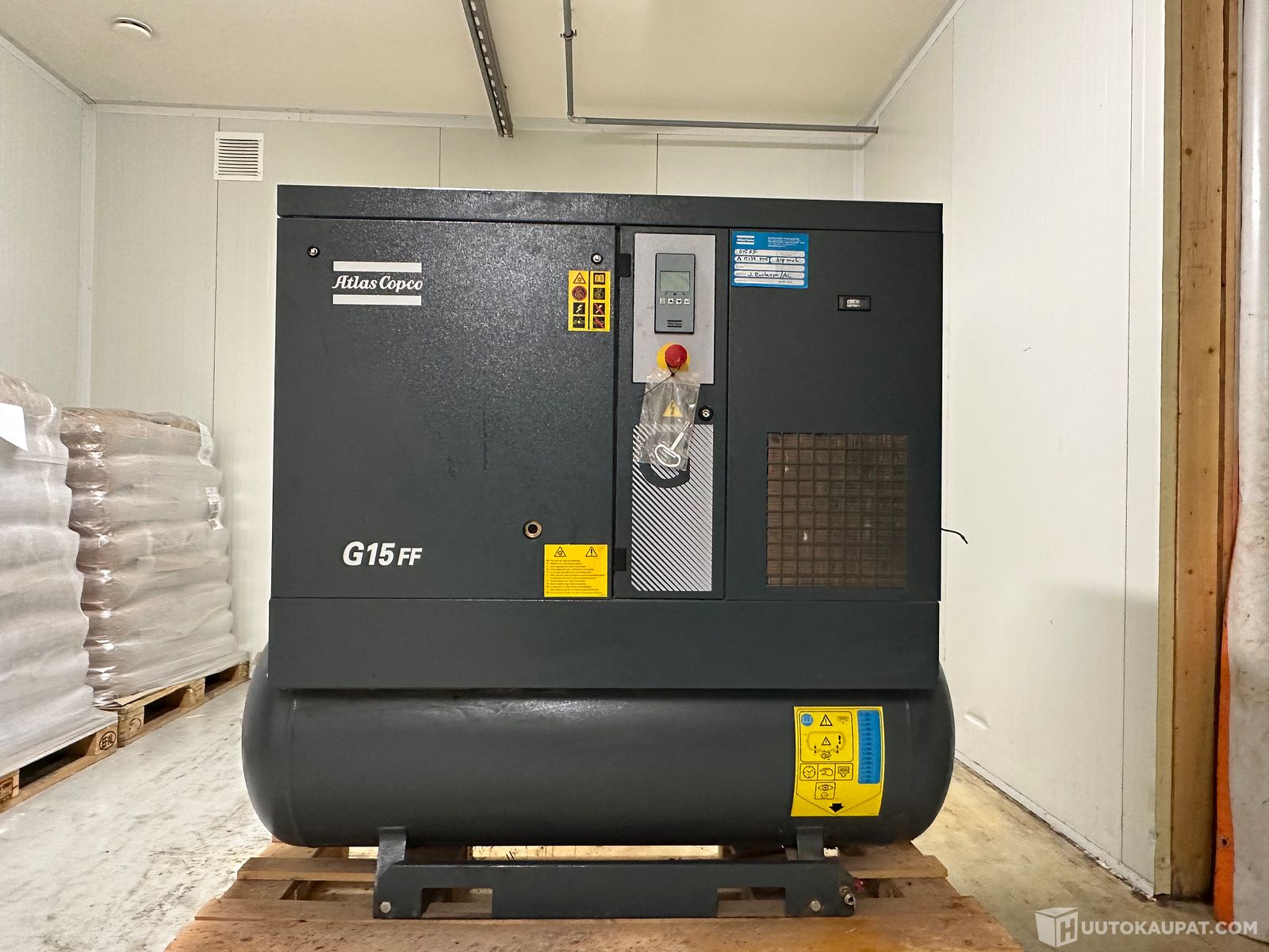 Kompressori Atlas Copco G15 FF ruuvikompressori vm. 2019, Laitila ...