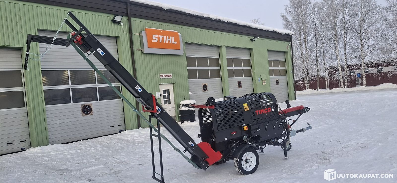 timco-12ta-pilkekone-hihnakuljettimella-sotkamo-huutokaupat