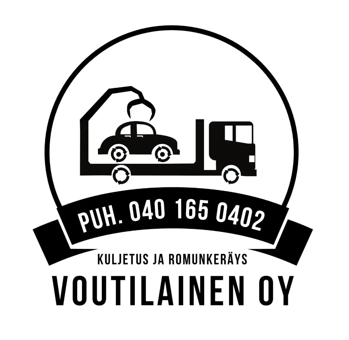 Kuljetus ja Romunkeräys Voutilainen Oy logo