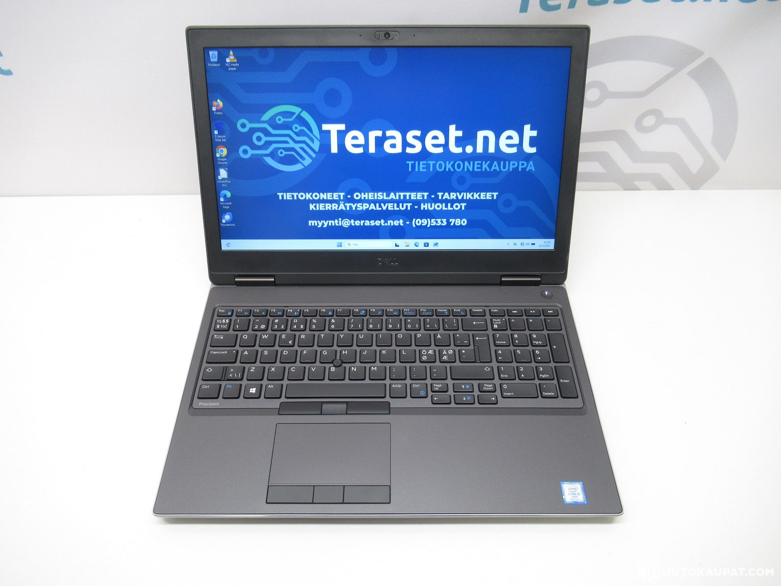 Dell Precision 7540 Intel Core i9-9880H tehokannettava 15.6" FHD, 32 Gt, 1024 SSD, Quadro RTX 3000 6 Gt, B, Helsinki的来源图片