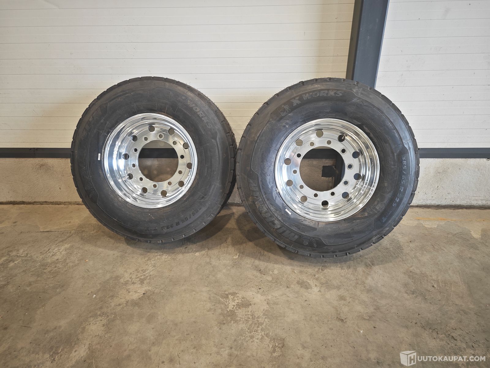 Michelin 385/65R22.5 Alcoa aluvanteilla 2kpl, Huittinen | Huutokaupat.com