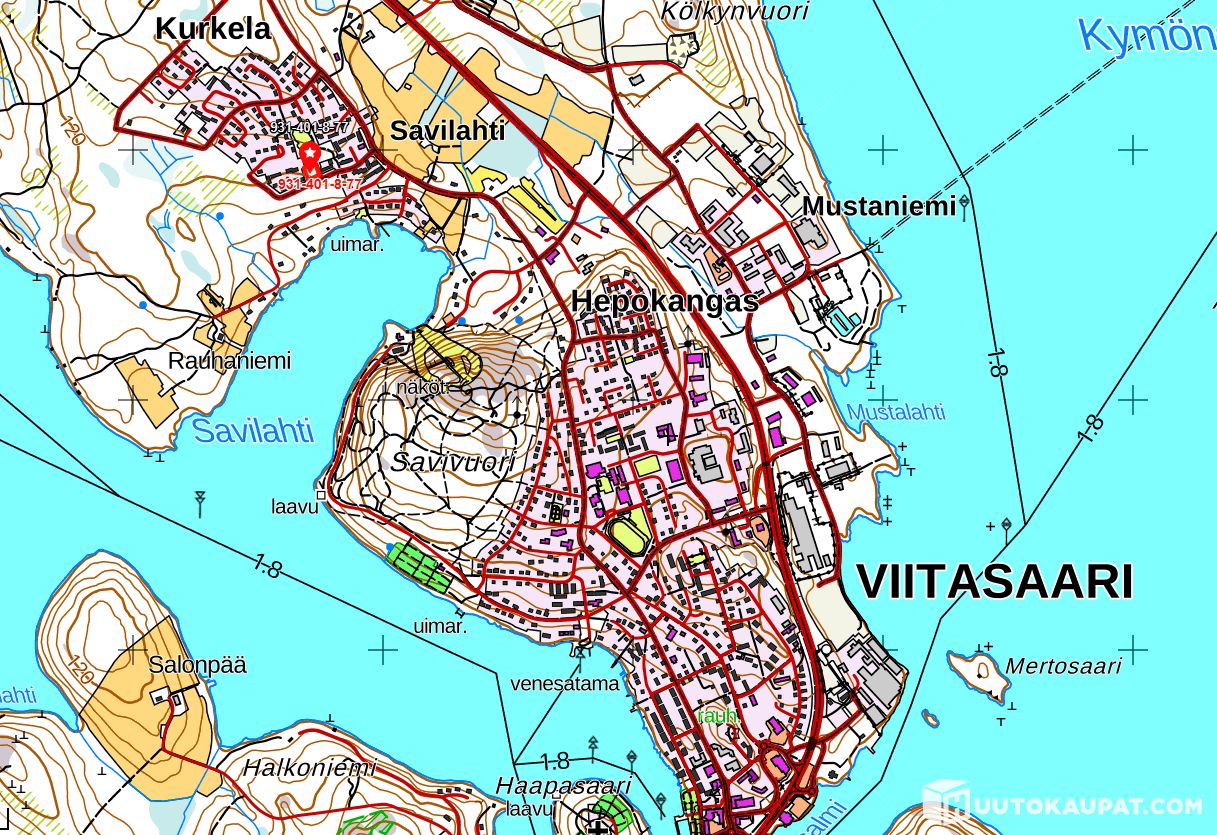 Rakentamaton kiinteistö Viitasaari, Käenkuja – 2 355 m², Viitasaari的来源图片