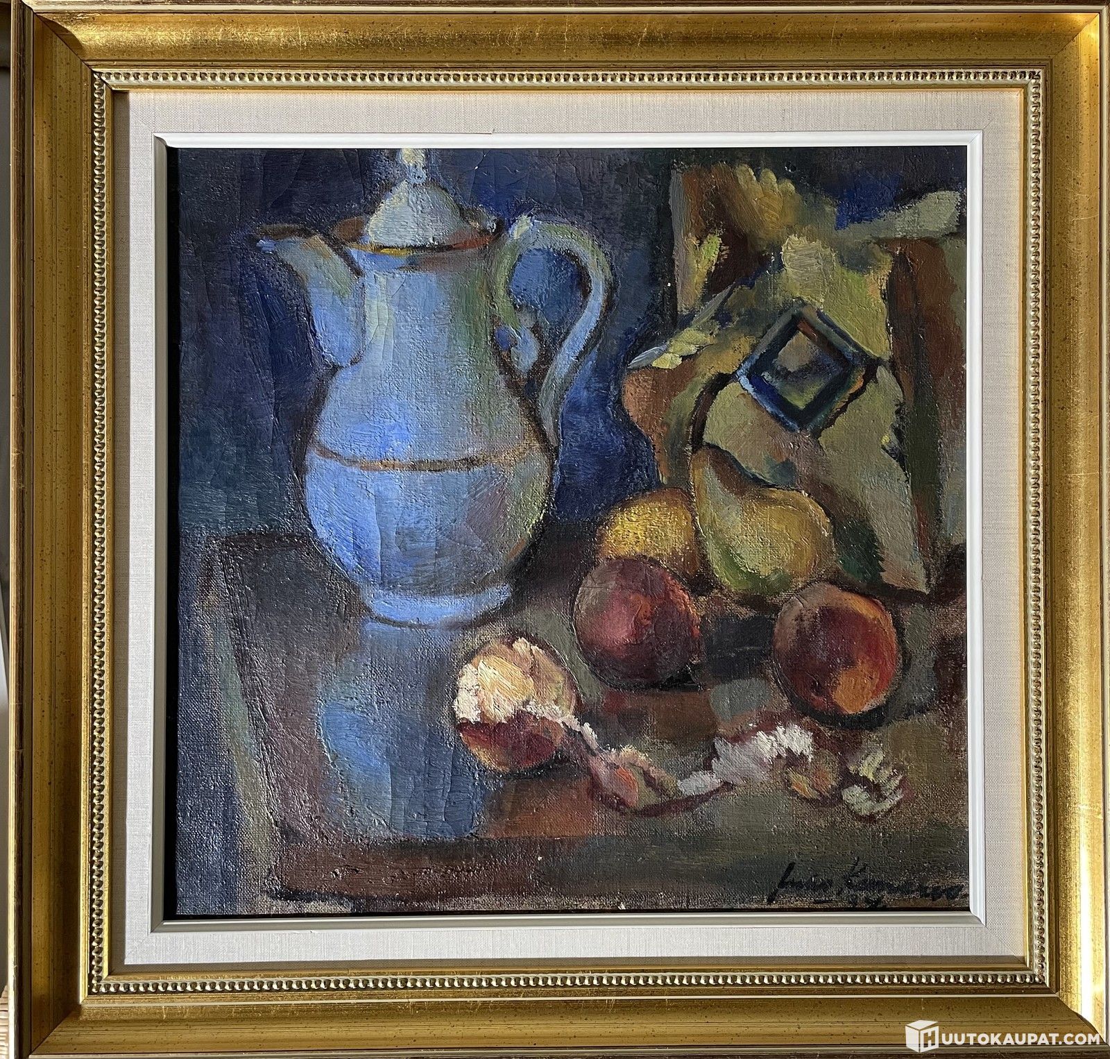 Harvinainen Tasokas ljyv rimaalaus Juho Kanervo 1934 Lohja 