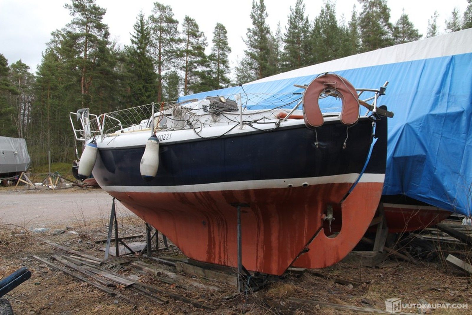 PURJEVENE HAVSFIDRA 6,8m. lujitemuovi + telakkapukki, Porvoo -  