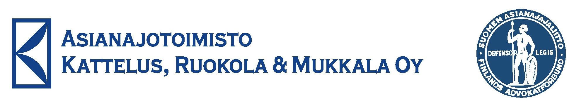 Asianajotoimisto Kattelus, Ruokola & Mukkala Oy logo